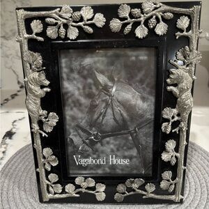 Vagabond House Black Frame with Silver Accents